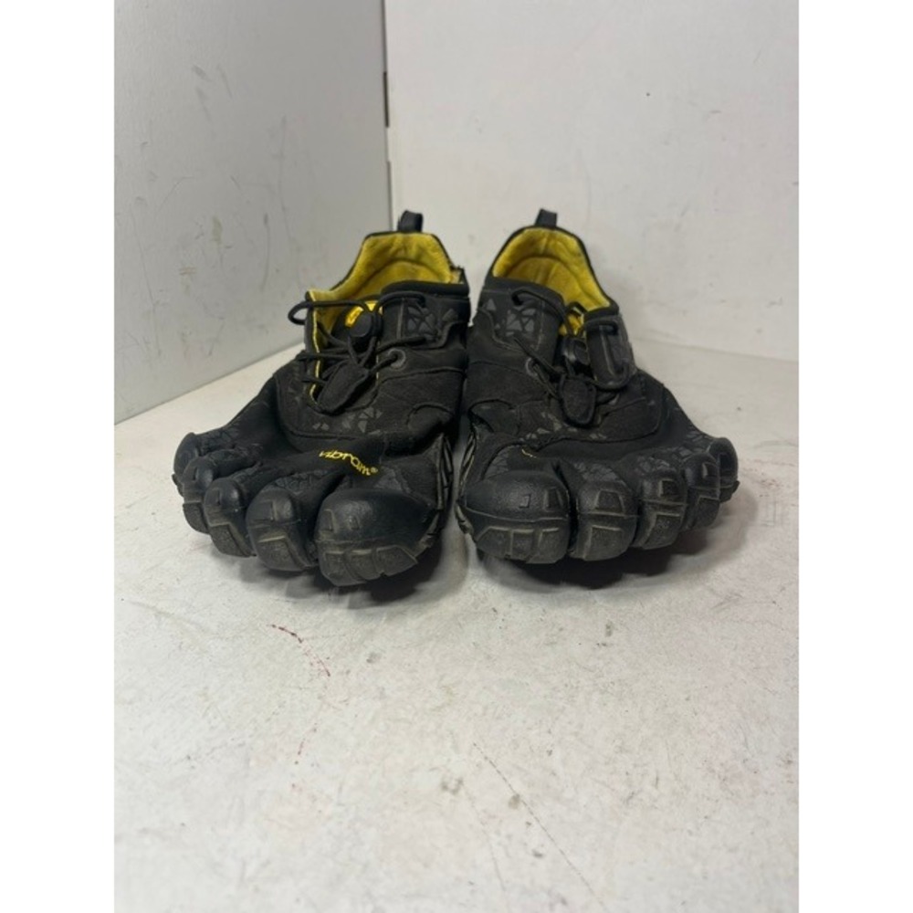 Vibram FiveFingers Spyridon 14M4202 READ Black and Yellow Men Trail Shoes Sz 42 - Picture 2 of 8
